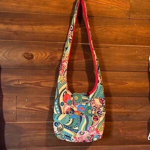 Colorful Patterned Shoulder Bag